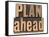 Plan Ahead-PixelsAway-Framed Stretched Canvas