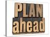 Plan Ahead-PixelsAway-Stretched Canvas