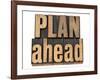 Plan Ahead-PixelsAway-Framed Art Print