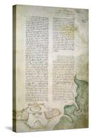 Plan and Garden Design, Codex Ashburnham 361-Leonardo da Vinci-Stretched Canvas