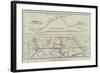 Plan and Section of the Mont Cenis Tunnel-null-Framed Giclee Print