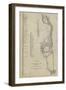 Plan and Sections of the Great Metropolitan Sewage Drains, North and South of the Thames-null-Framed Giclee Print