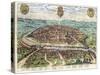 Plan and View of Seville, 1579-1590-Georg and Hogenberg, Franz Braun-Stretched Canvas