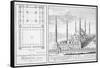 Plan and View of the Blue Mosque-Johann Bernhard Fischer Von Erlach-Framed Stretched Canvas