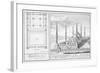 Plan and View of the Blue Mosque-Johann Bernhard Fischer Von Erlach-Framed Giclee Print