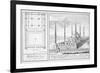 Plan and View of the Blue Mosque-Johann Bernhard Fischer Von Erlach-Framed Giclee Print