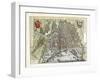 Plan and View of the Towns and Buildings of Holland and the Low Countries, 1649-Joan Blaeu-Framed Giclee Print