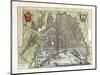 Plan and View of the Towns and Buildings of Holland and the Low Countries, 1649-Joan Blaeu-Mounted Giclee Print