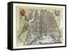 Plan and View of the Towns and Buildings of Holland and the Low Countries, 1649-Joan Blaeu-Framed Stretched Canvas