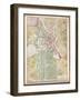 Plan d'ensemble de Fontainebleau-null-Framed Giclee Print