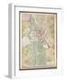 Plan d'ensemble de Fontainebleau-null-Framed Giclee Print