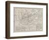 Plan De La Bataille De Waterloo, Mont St Jean, 18 June 1815-null-Framed Giclee Print