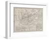 Plan De La Bataille De Waterloo, Mont St Jean, 18 June 1815-null-Framed Giclee Print