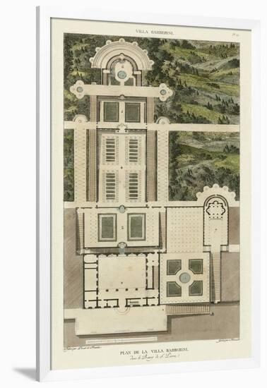 Plan De La Villa Barberini-Bonnard-Framed Art Print