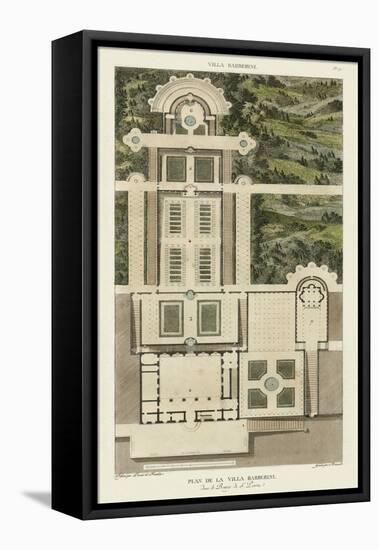 Plan De La Villa Barberini-Bonnard-Framed Stretched Canvas