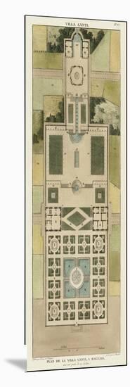 Plan De La Villa Lanti-Bonnard-Mounted Art Print