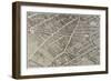 Plan de Paris (1734-1739) dit plan de Turgot La place des Victoires-null-Framed Giclee Print