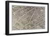 Plan de Paris (1734-1739) dit plan de Turgot La place des Victoires-null-Framed Giclee Print