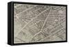 Plan de Paris (1734-1739) dit plan de Turgot La place des Victoires-null-Framed Stretched Canvas