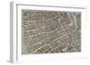 Plan de Paris (1734-1739) dit plan de Turgot, La Seine, l'Hôtel de Ville et la place de Grève-null-Framed Giclee Print