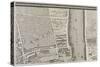 Plan de Paris (1734-1739) dit plan de Turgot, La Seine, le faubourg Saint-Antoine-null-Stretched Canvas