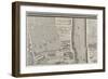 Plan de Paris (1734-1739) dit plan de Turgot, La Seine, le faubourg Saint-Antoine-null-Framed Giclee Print