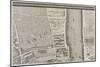 Plan de Paris (1734-1739) dit plan de Turgot, La Seine, le faubourg Saint-Antoine-null-Mounted Giclee Print