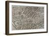 Plan de Paris (1734-1739) dit plan de Turgot Le Collège des Bernardins, la place Maubert-null-Framed Giclee Print