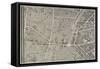 Plan de Paris (1734-1739) dit plan de Turgot, Le faubourg du Temple-null-Framed Stretched Canvas