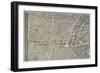 Plan de Paris (1734-1739) dit plan de Turgot, Le faubourg du Temple-null-Framed Giclee Print