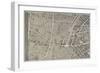 Plan de Paris (1734-1739) dit plan de Turgot, Le faubourg du Temple-null-Framed Giclee Print