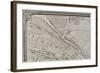 Plan de Paris (1734-1739) dit plan de Turgot, Le faubourg Saint-Antoine-null-Framed Giclee Print