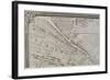 Plan de Paris (1734-1739) dit plan de Turgot, Le faubourg Saint-Antoine-null-Framed Giclee Print