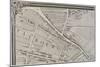 Plan de Paris (1734-1739) dit plan de Turgot, Le faubourg Saint-Antoine-null-Mounted Giclee Print