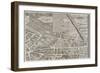 Plan de Paris (1734-1739) dit plan de Turgot, Le jardin du Luxembourg, les rues de Vaugirard-null-Framed Giclee Print