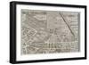 Plan de Paris (1734-1739) dit plan de Turgot, Le jardin du Luxembourg, les rues de Vaugirard-null-Framed Giclee Print