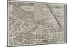 Plan de Paris (1734-1739) dit plan de Turgot, Le jardin du Luxembourg, les rues de Vaugirard-null-Mounted Giclee Print