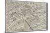 Plan de Paris (1734-1739) dit plan de Turgot, Les faubourgs Saint-Jacques et Saint-Michel-null-Mounted Giclee Print