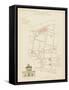 Plan de Paris, arrondissements en 1834: IIème arrondissement Quartier du Faubourg Montmartre-Aristide-Michel Perrot-Framed Stretched Canvas