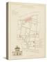 Plan de Paris, arrondissements en 1834: IIème arrondissement Quartier du Faubourg Montmartre-Aristide-Michel Perrot-Stretched Canvas