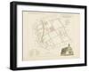 Plan de Paris.arrondissements en 1834: VIIIème arrondissement Quartier Popincourt-Aristide-Michel Perrot-Framed Giclee Print