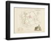 Plan de Paris.arrondissements en 1834: VIIIème arrondissement Quartier Popincourt-Aristide-Michel Perrot-Framed Giclee Print