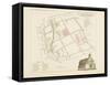 Plan de Paris.arrondissements en 1834: VIIIème arrondissement Quartier Popincourt-Aristide-Michel Perrot-Framed Stretched Canvas