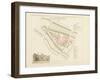 Plan de Paris.arrondissements en 1834: XIème arrondissement Quartier du Palais de justice-Aristide-Michel Perrot-Framed Giclee Print