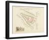 Plan de Paris.arrondissements en 1834: XIème arrondissement Quartier du Palais de justice-Aristide-Michel Perrot-Framed Giclee Print