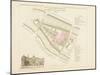 Plan de Paris.arrondissements en 1834: XIème arrondissement Quartier du Palais de justice-Aristide-Michel Perrot-Mounted Giclee Print