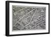 Plan de Paris, dit plan de Turgot en 1739 - place des Victoires-Claude Lucas et Louis Bretez-Framed Giclee Print