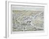 Plan de Paris édité par les Magasins du Louvre-Jean Girard-Framed Giclee Print