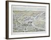 Plan de Paris édité par les Magasins du Louvre-Jean Girard-Framed Giclee Print