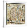 Plan de Paris en 1576 - Cy est le vray pourtraict..-Rossingol-Framed Giclee Print